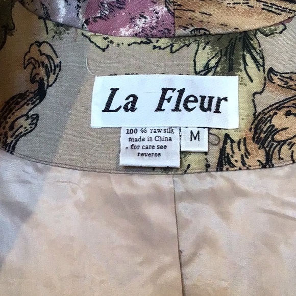 Raw silk jacket with top - Picture 3 of 6